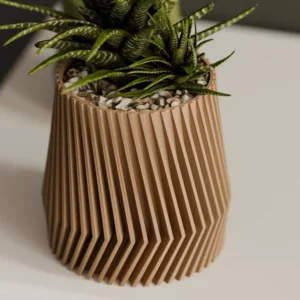 Maceta moderna acanalada Jarrón 2